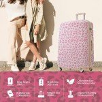 Merax 3-Piece Leopard Hardside Luggage Set