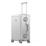 LEVEL8 Gibraltar 20-Inch Zipperless Carry-On Suitcase