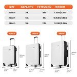 PRIMICIA Ginza 3-Piece Expandable Luggage Set