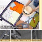 LARVENDER 5-Piece Expandable Hardside Luggage Set