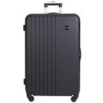 Travelers Club Cosmo Black 2-Piece Spinner Set
