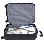 Travelers Club Cosmo Black 2-Piece Spinner Set