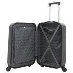 Travelers Club Cosmo Black 2-Piece Spinner Set