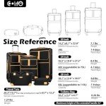 Coolife 5-Piece Expandable Luggage Set with Spinner