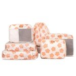 Jadyn Daisy Packing Cubes Set - 6 Pieces
