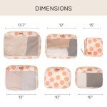 Jadyn Daisy Packing Cubes Set - 6 Pieces