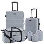 Grey 6-Piece Orion Luggage and Travel Set