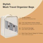 YEEYAA 6-Piece Packing Cube Set for Travel