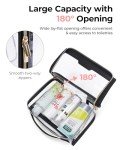 BAGSMART TSA Approved Clear Toiletry Bag for Travel