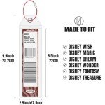 8 Pack Zip Seal Cruise Luggage Tag Holders