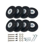 8-Pack Durable Silent Replacement Wheels for Suitcases