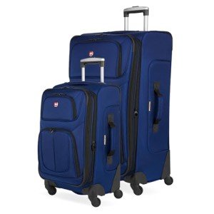 SwissGear Sion Blue Expandable Luggage Set, 2-Piece