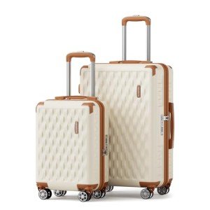 Melalenia 2-Piece Spinner Luggage Set