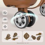 Melalenia 2-Piece Spinner Luggage Set