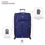 SwissGear Sion Blue Expandable Luggage Set, 2-Piece