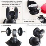 8-Pack Durable Silent Replacement Wheels for Suitcases