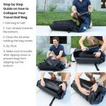 Birdie Barn Golf Travel Bag with Hard Case