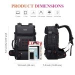 WITZMAN Men's Convertible Airline-Approved Travel Backpack