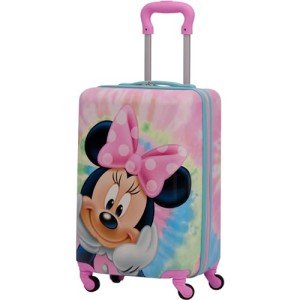 Minnie Mouse Kids Tie Dye Rolling Luggage