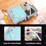 Minnie Mouse Kids Tie Dye Rolling Luggage