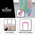 Minnie Mouse Kids Tie Dye Rolling Luggage