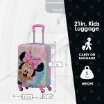 Minnie Mouse Kids Tie Dye Rolling Luggage