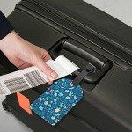 Ocean Pattern Travel Luggage Tags - 2 Pack