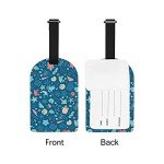 Ocean Pattern Travel Luggage Tags - 2 Pack