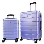 HOUAGI 2-Piece Lightweight Hardside Luggage Set