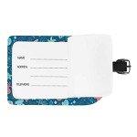 Ocean Pattern Travel Luggage Tags - 2 Pack