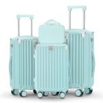 TIYFIY Lightweight Hardshell Luggage Set - Blue