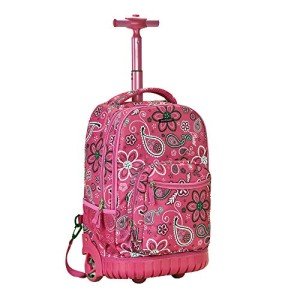 Rockland Melbourne Expandable Spinner Luggage - Bandana