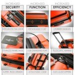 Travelarim 4-Piece Hard Shell Luggage Set