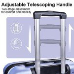 HOUAGI 2-Piece Lightweight Hardside Luggage Set