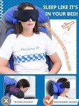 Sarisun Travel Neck Pillow with Eye Mask