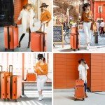 Travelarim 4-Piece Hard Shell Luggage Set