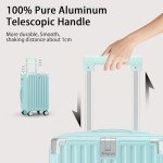 TIYFIY Lightweight Hardshell Luggage Set - Blue