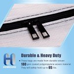 8-Pack Large Water-Resistant Moving Bags with Handles