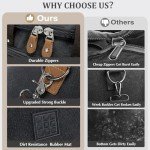 Gonex 60L Expandable Canvas Duffle Bag - Dark Gray