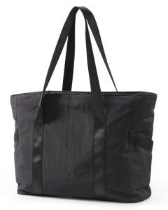 BAGSMART Women's Tote Bag with Compartments and Zipper