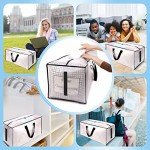 8-Pack Large Water-Resistant Moving Bags with Handles