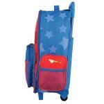 Stephen Joseph Boys Rolling Luggage - Blue & Red
