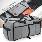 120L Waterproof Travel Duffle Bag with Shoe Compartment