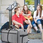 120L Waterproof Travel Duffle Bag with Shoe Compartment