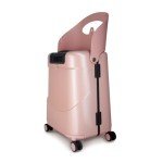 MiaMily Kids’ Carry-On Luggage with Seat, Dusty Pink