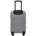 Travelers Club 20-Inch Charcoal Carry-On Spinner
