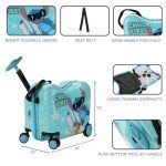 Disney Stitch Chill Vibes Kids Ride-On Suitcase