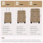Merax 3-Piece Leopard Expandable Luggage Set