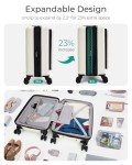 BAGSMART 20" Expandable Airline Approved Carry-On Luggage