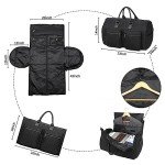 Convertible Garment Duffle Bag with Shoe Pouch
